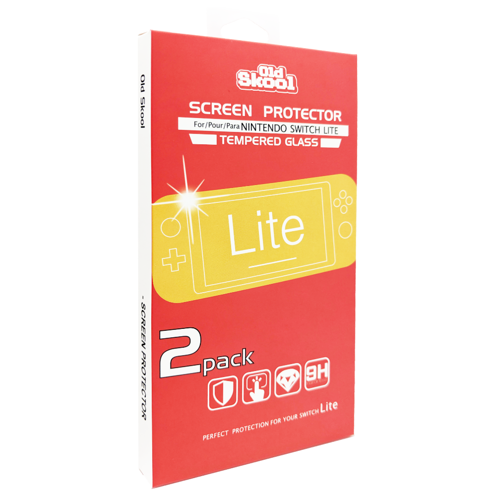 TEMPERED GLASS SCREEN PROTECTOR 2-PACK FOR NINTENDO SWITCH LITE