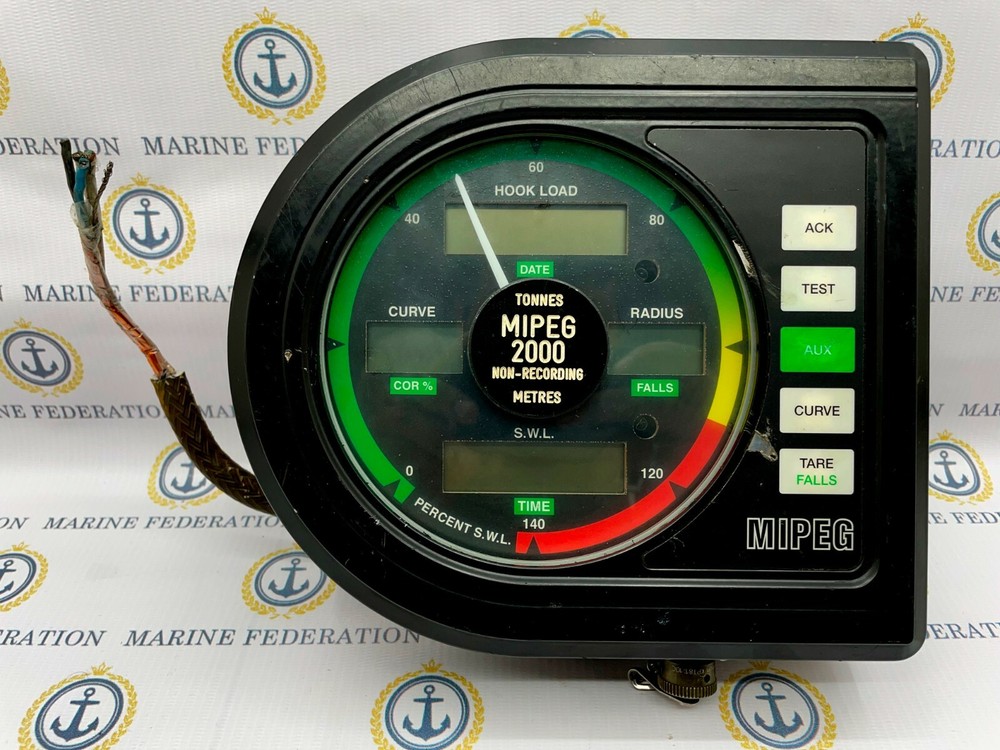 AANDERAA MIPEG 2000 Computerised Load Indicator Crane Monitoring System Safe