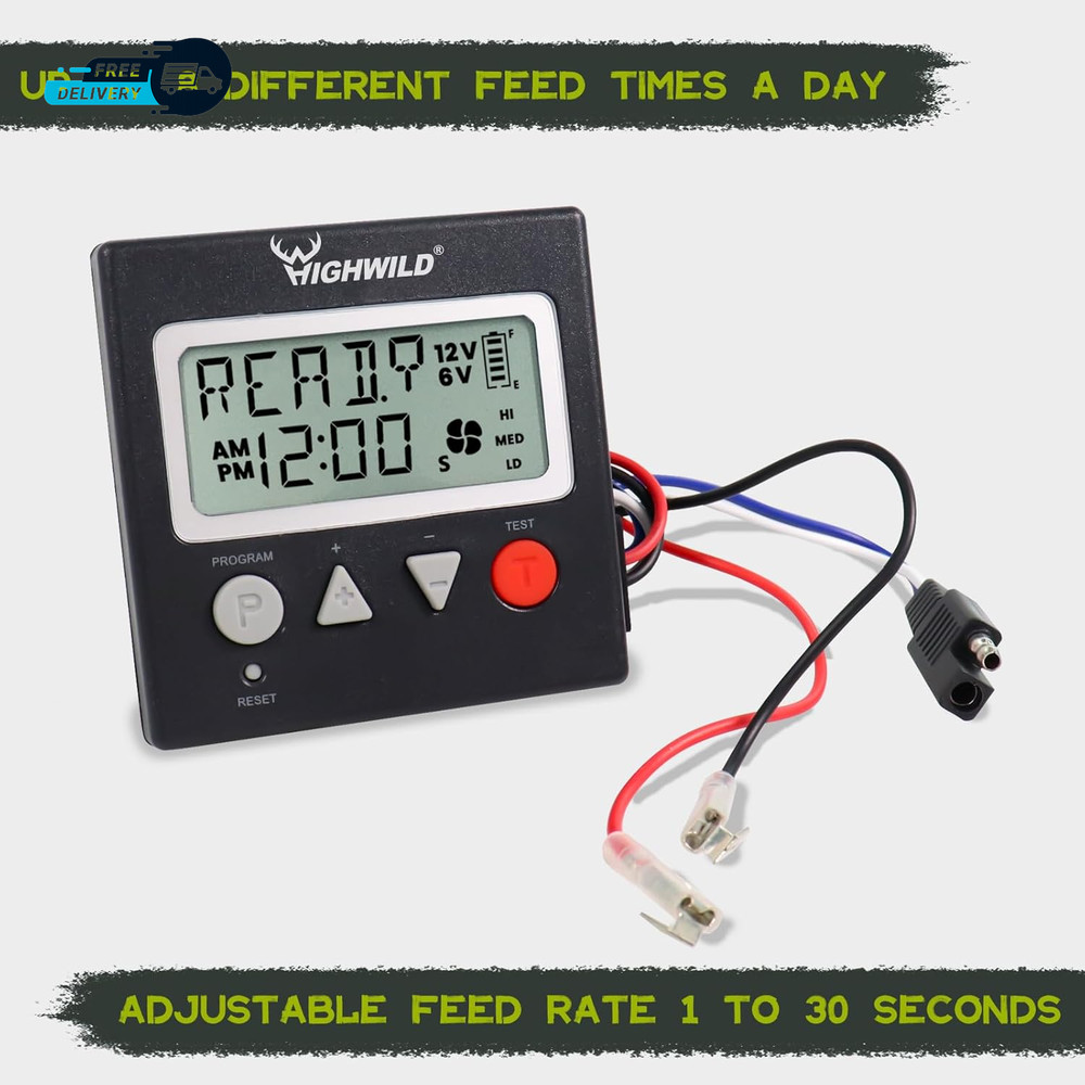 6V/12V Universal Game Feeder Digital Timer for Automatic Feeders