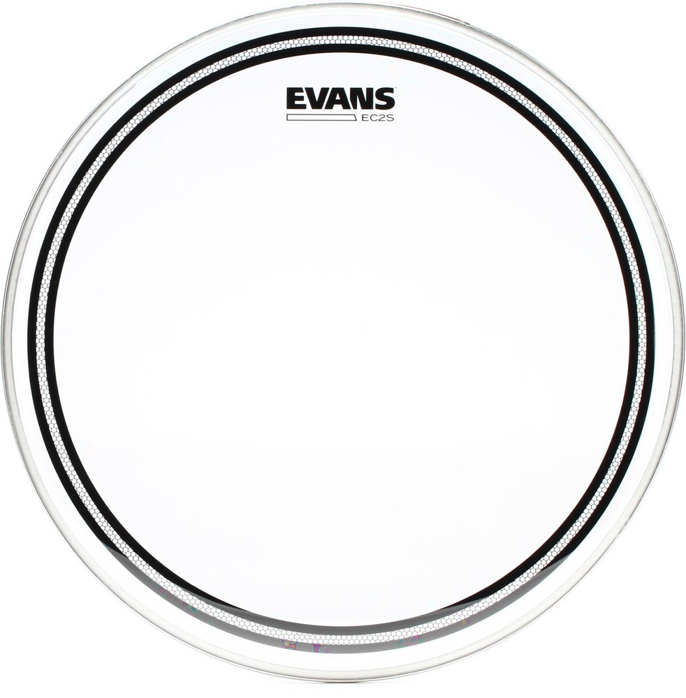 Evans EC2S Clear Drumhead - 15 inch (2-pack) Bundle