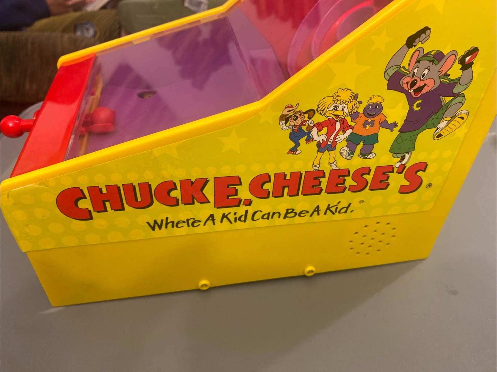 Chuck E Cheese Table Top Alley Roller Arcade Game Rare Working!