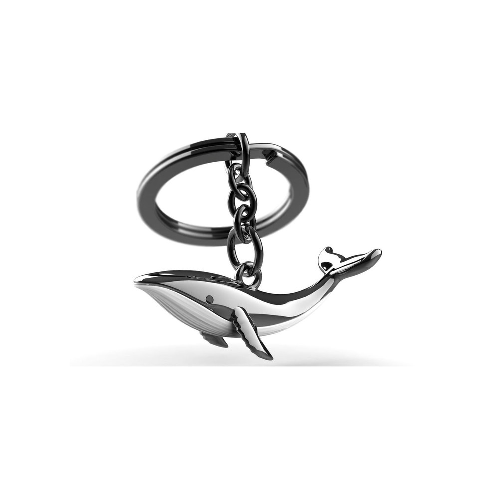 Metalmorphose 3D Whale Keychain