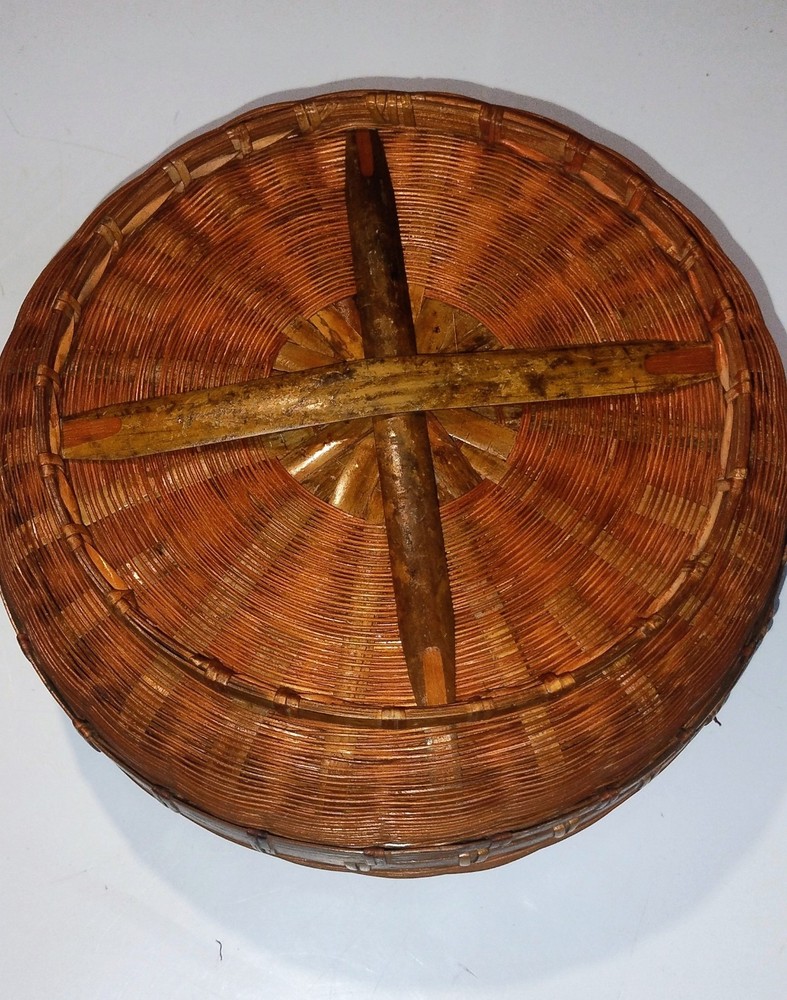 Vintage Chinese Sewing Basket