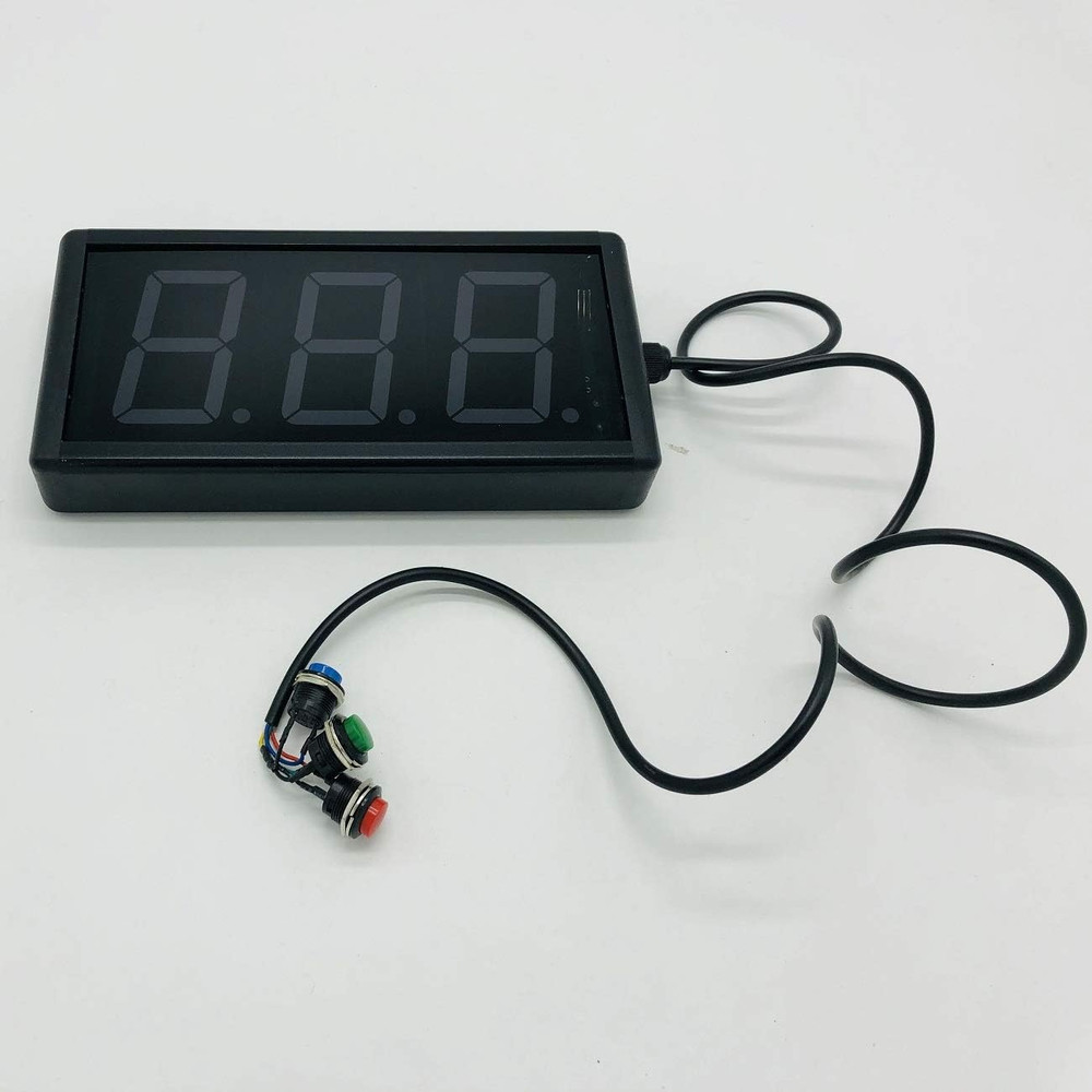 LED Lap Counter, Up/Down Digital CounterS, w/ Buttons & Remote, 3Inch High