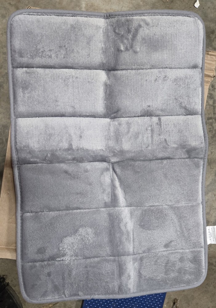 Bysure Gray Memory Foam 3 Piece Bath Set