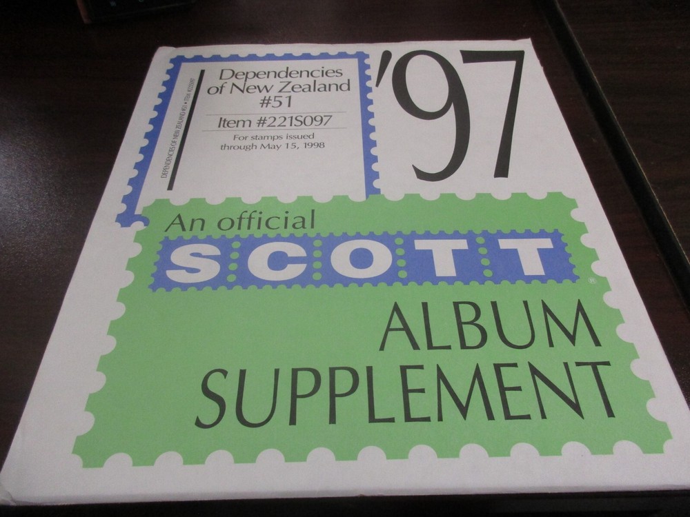"SCOTT"DEPENDENCIES OF  NEW ZEALAND #51  ALBUM SUPPLEMENT  W/FREE SHIPPING!!