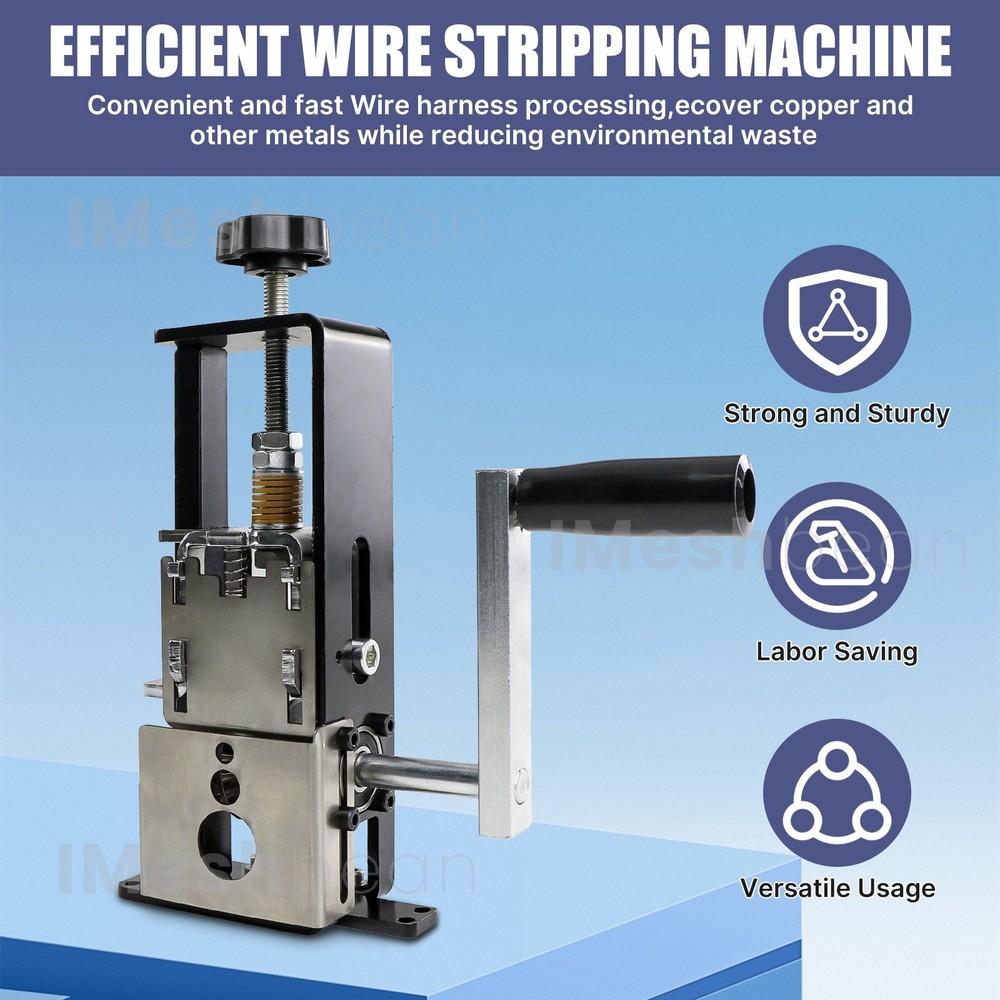 Hand Crank Wire Stripper Wire Stripping Machine Cables Scrap Recycle Cable Tool