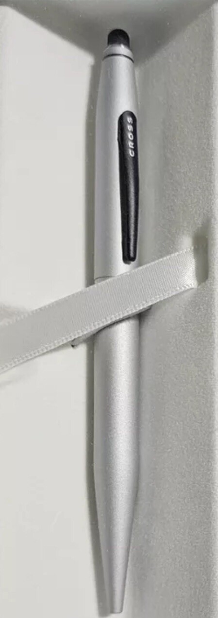 Cross Tech2 Ballpoint Pen, Satin Chrome  Stylus, New -  NO BOX  Great Price!