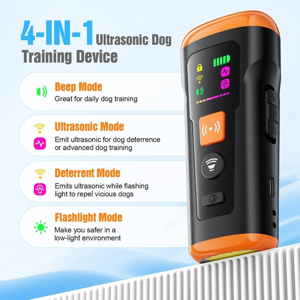 Ultrasonic Anti Bark Dog Training Device