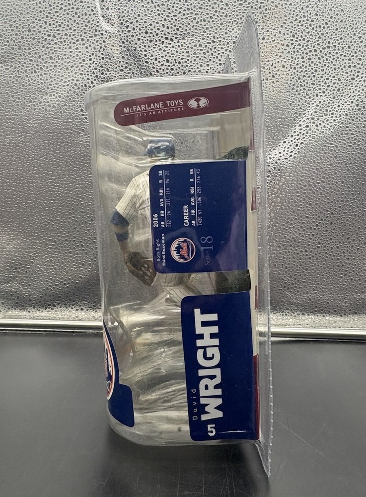 2007 McFarlane New York Mets David Wright Third Base Figure Sealed (Series 18)