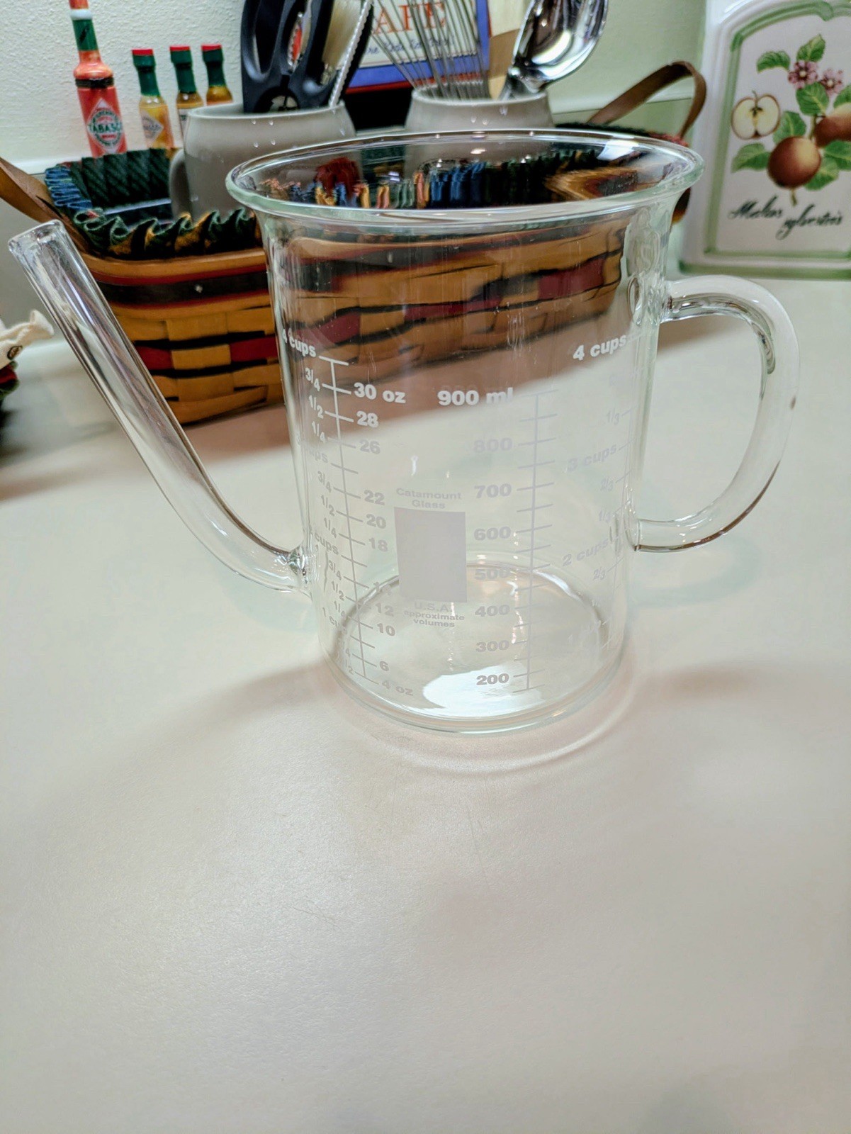 Catamount 4 Cup Gravy Fat Separator Glass