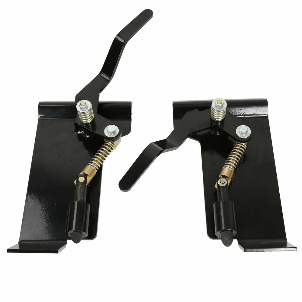 Universal Weld-On Skid Steer Quick Attach Bucket Conversion Adapter Latch Plates