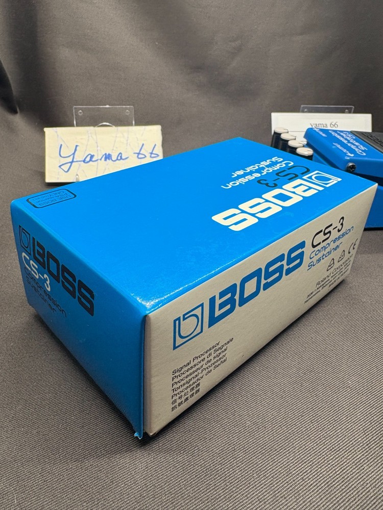 Boss CS-3 Compression Sustainer Guitar Effect Pedal with box