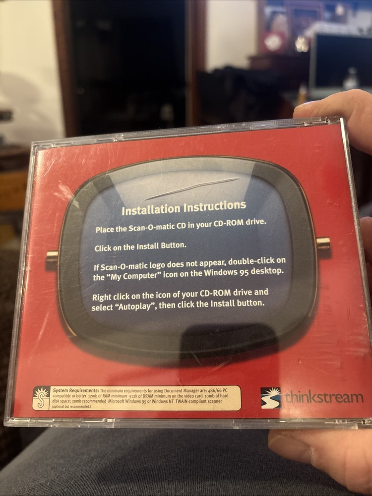 Scan-O-Matic The Do-It-All Document Manager HTF Thinkstream