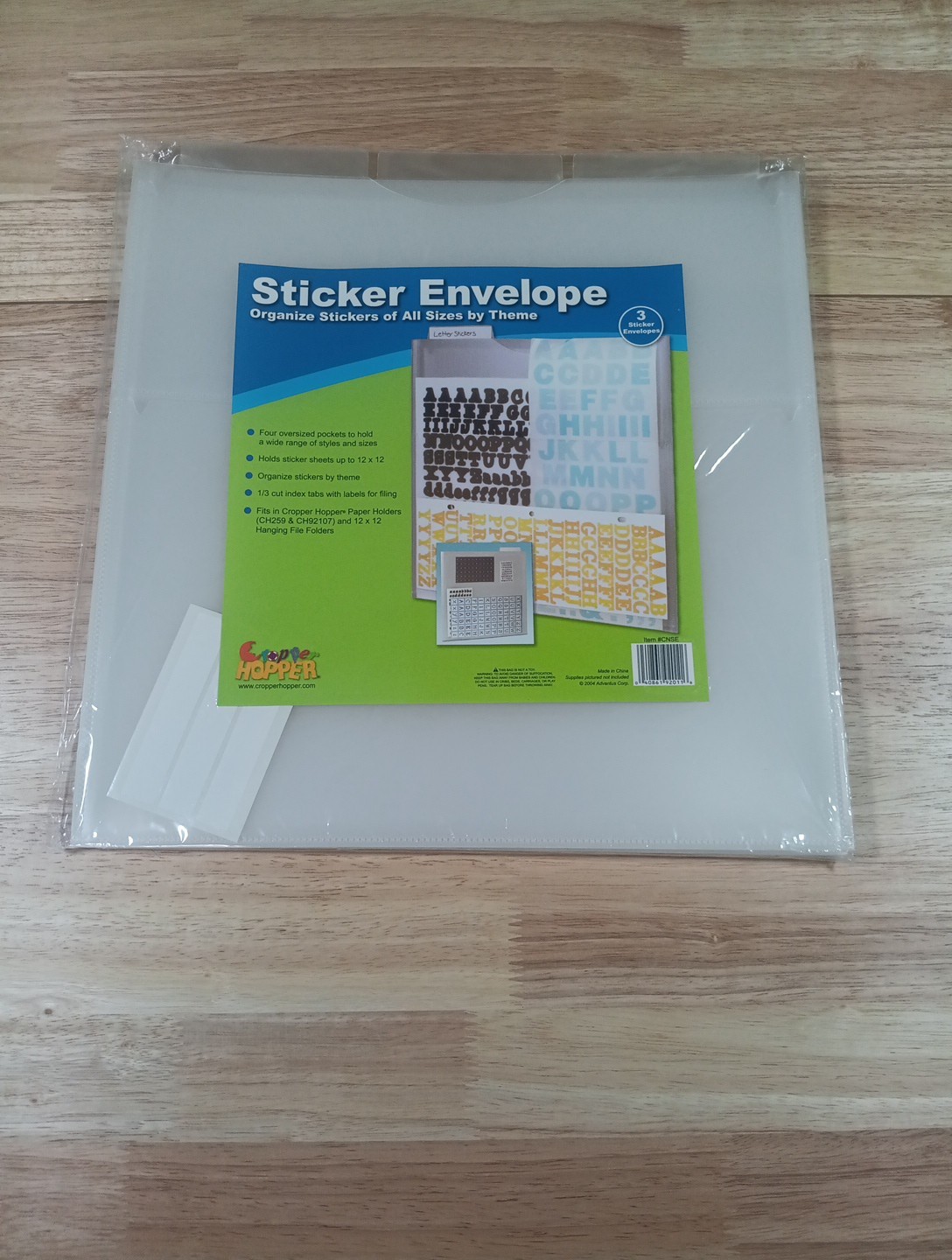 Cropper Hopper Sticker Envelope 12 X 12" New