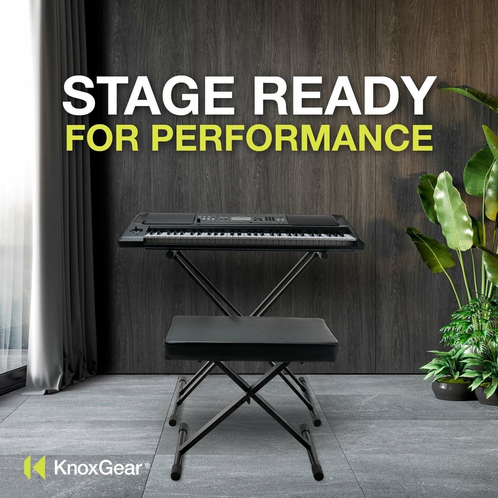 Knox Gear Adjustable Double X Keyboard Stand PRO