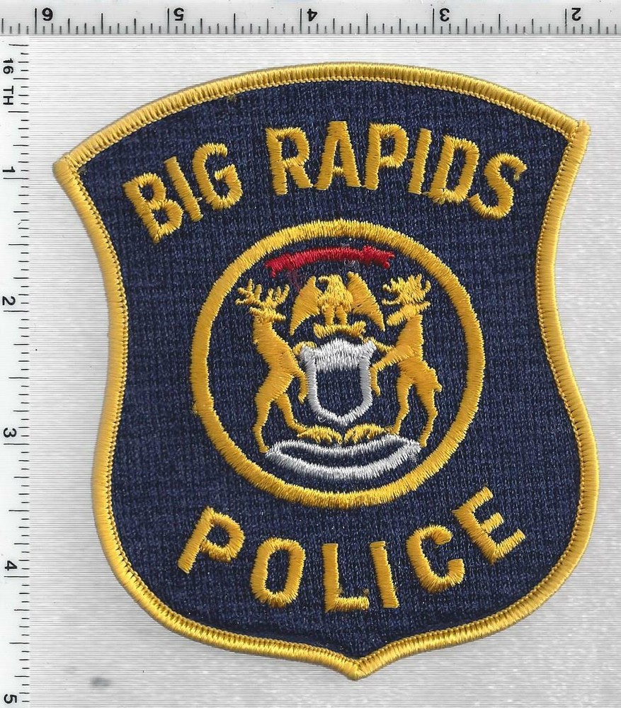 Big Rapids Police (Michigan) 3rd Issue Shoulder Patch