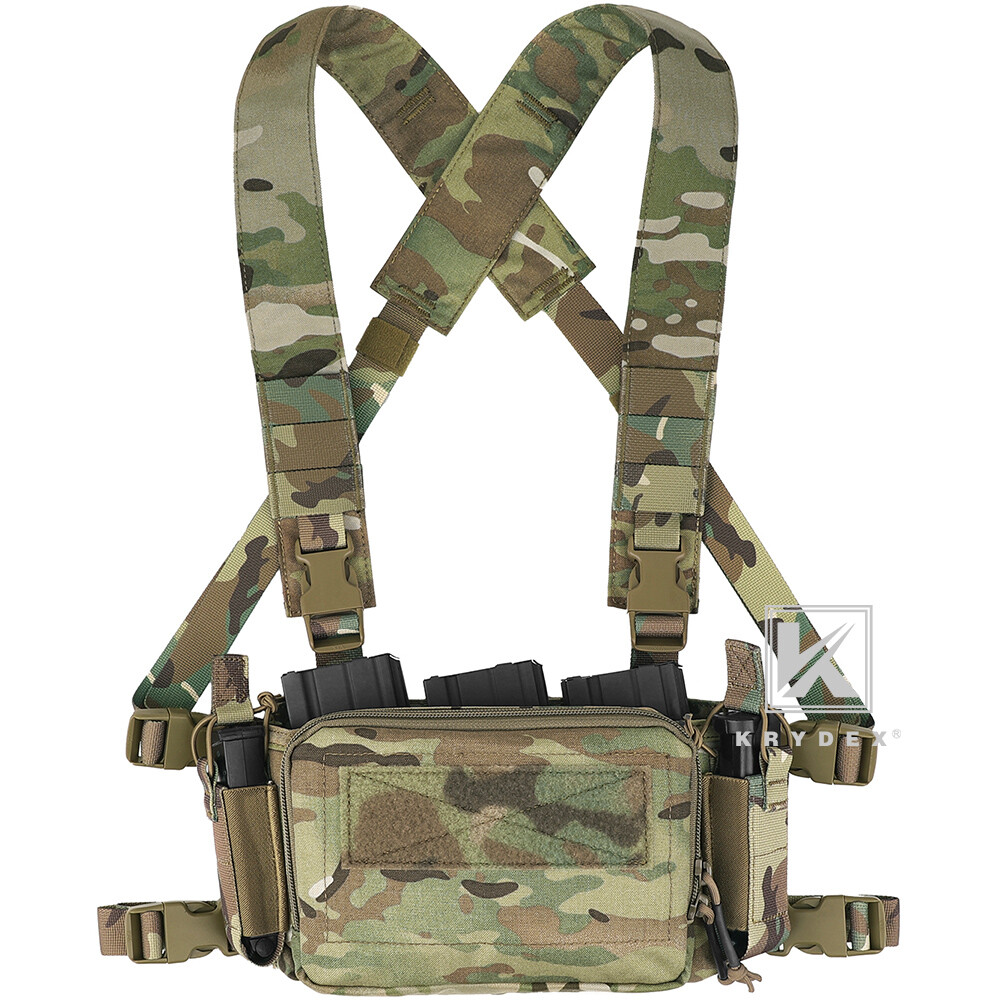 KRYDEX Tactical D3CR Chest Rig Harness Vest D3 Flatpack Backpack MOLLE Rucksack