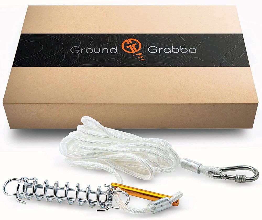 GroundGrabba Single Spring Rope with Carabiner