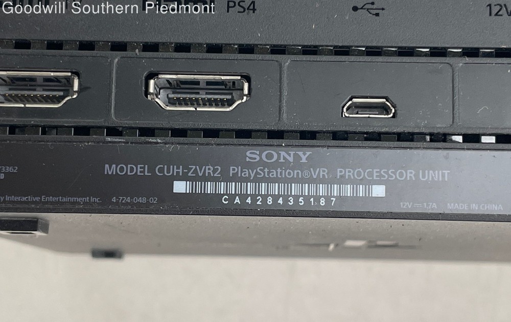 Sony PlayStation VR PS4 CUH-ZVR2 Headset Processor Unit Set - Tested (#Y3VJ6P)