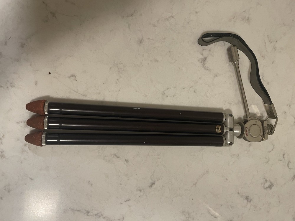 VINTAGE Komine Camera Tripod With Extendable Legs
