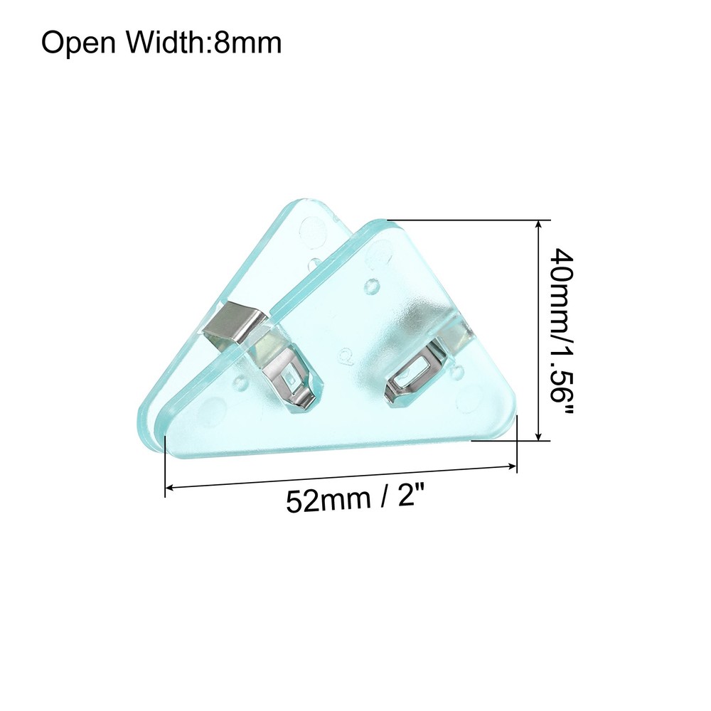 Multifunction Document Clip,10Pcs Triangular Book Page clips,5 Colors