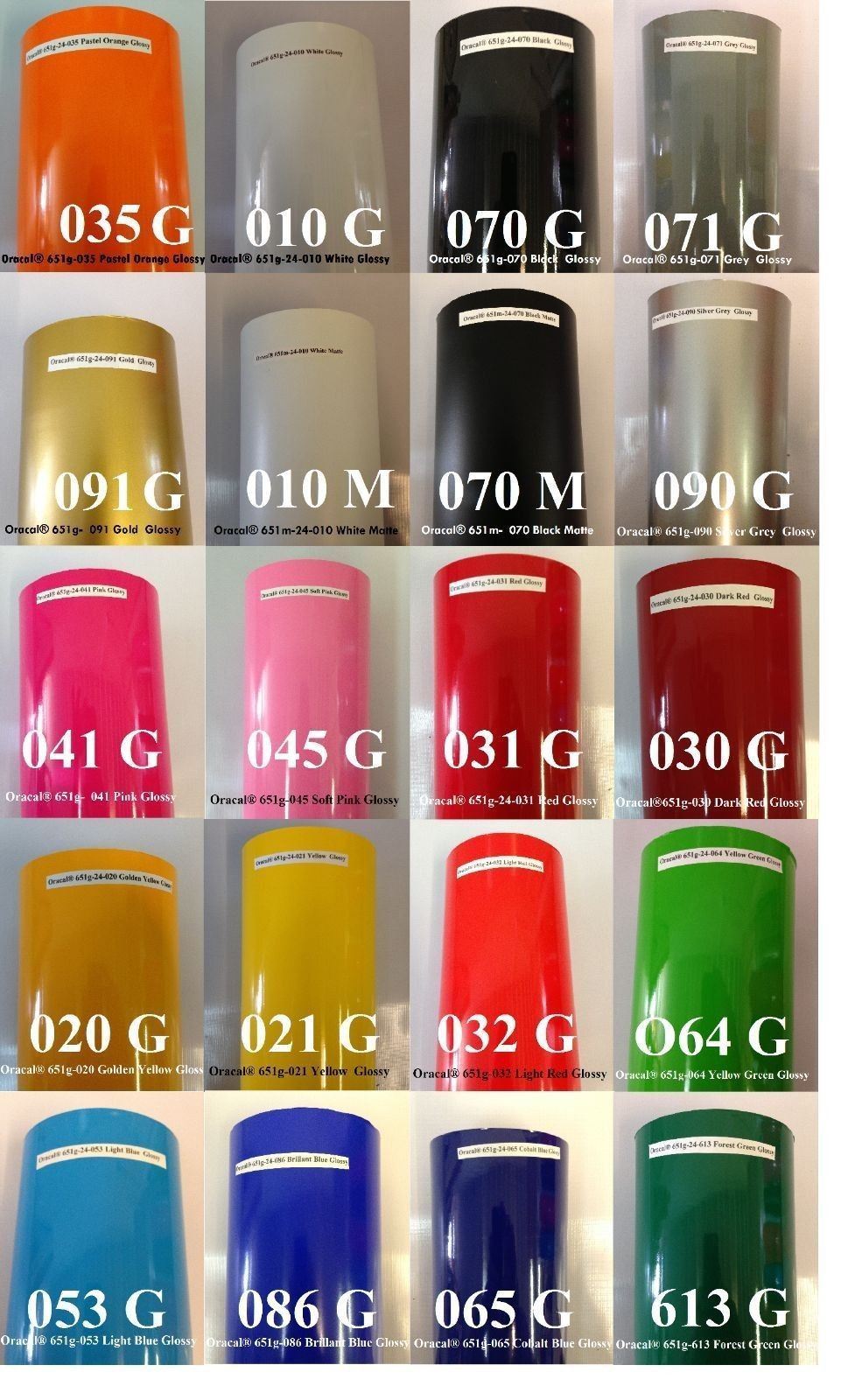 12" Adhesive Vinyl 1 Roll 150 Feet Oracal 651 Free 3M Blue squegee usa