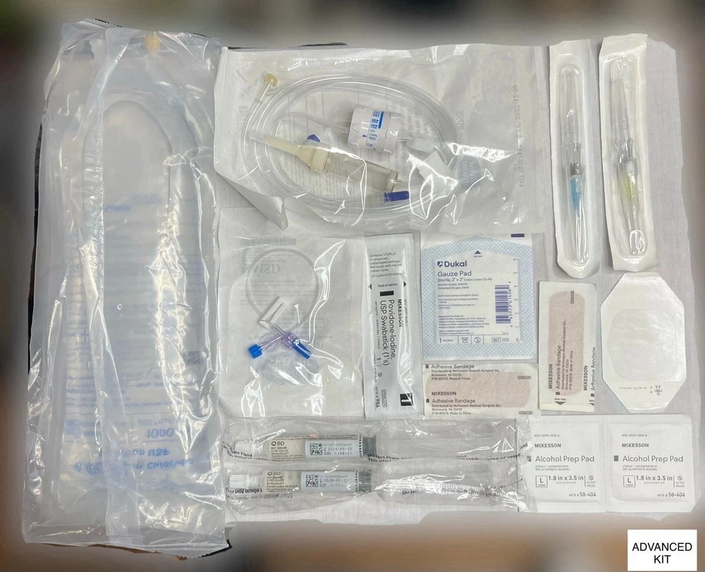 Emergency Hydration Kit - Saline / Lactated Ringer - IV Start Kit, First Aid