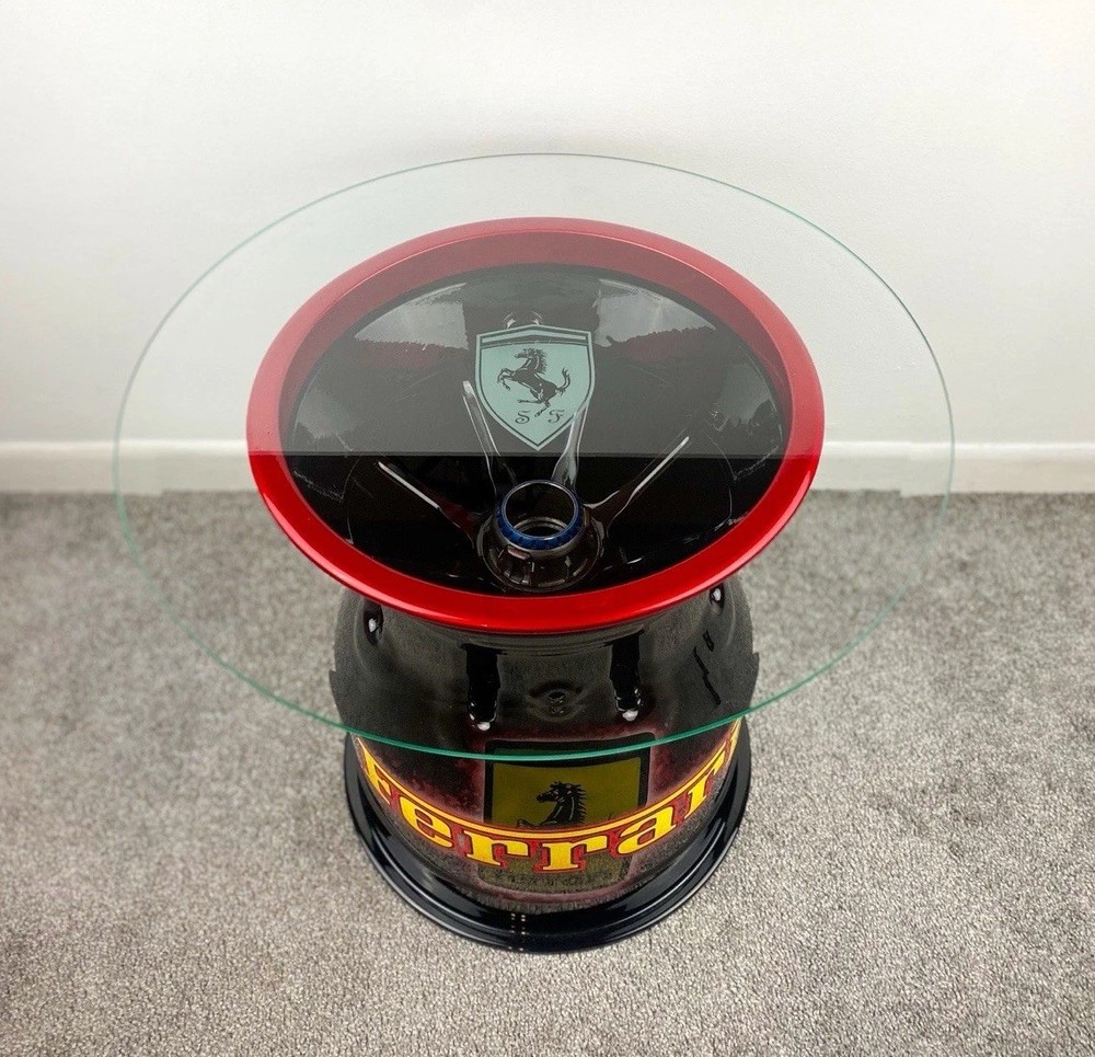 Super Rare Ferrari Formula 1 Wheel Table