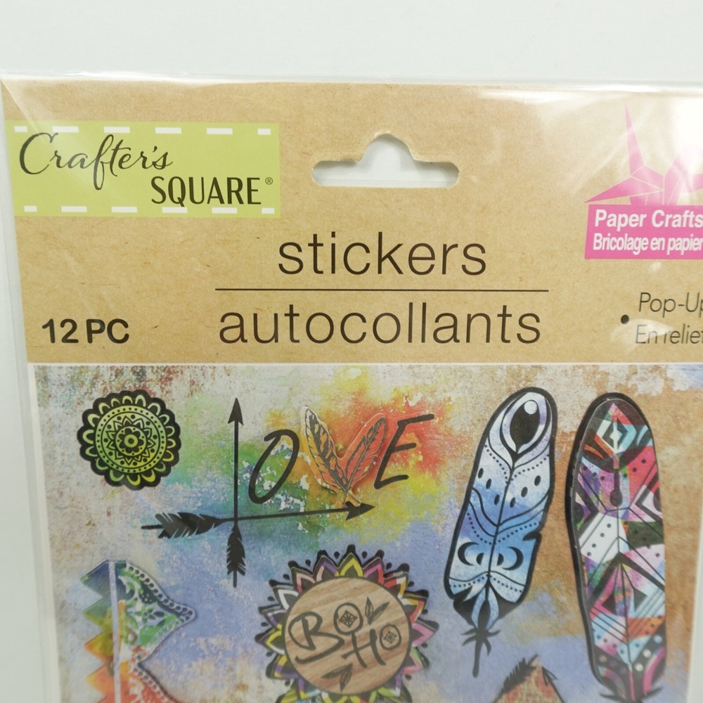 Crafters Square Bohemian Stickers Set