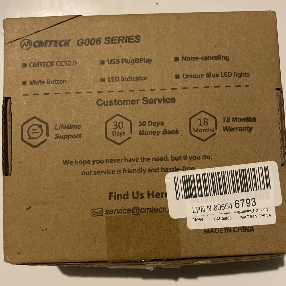 CMTECK STUDIO G006 Series - USB Condensor Microphone - New Open Box