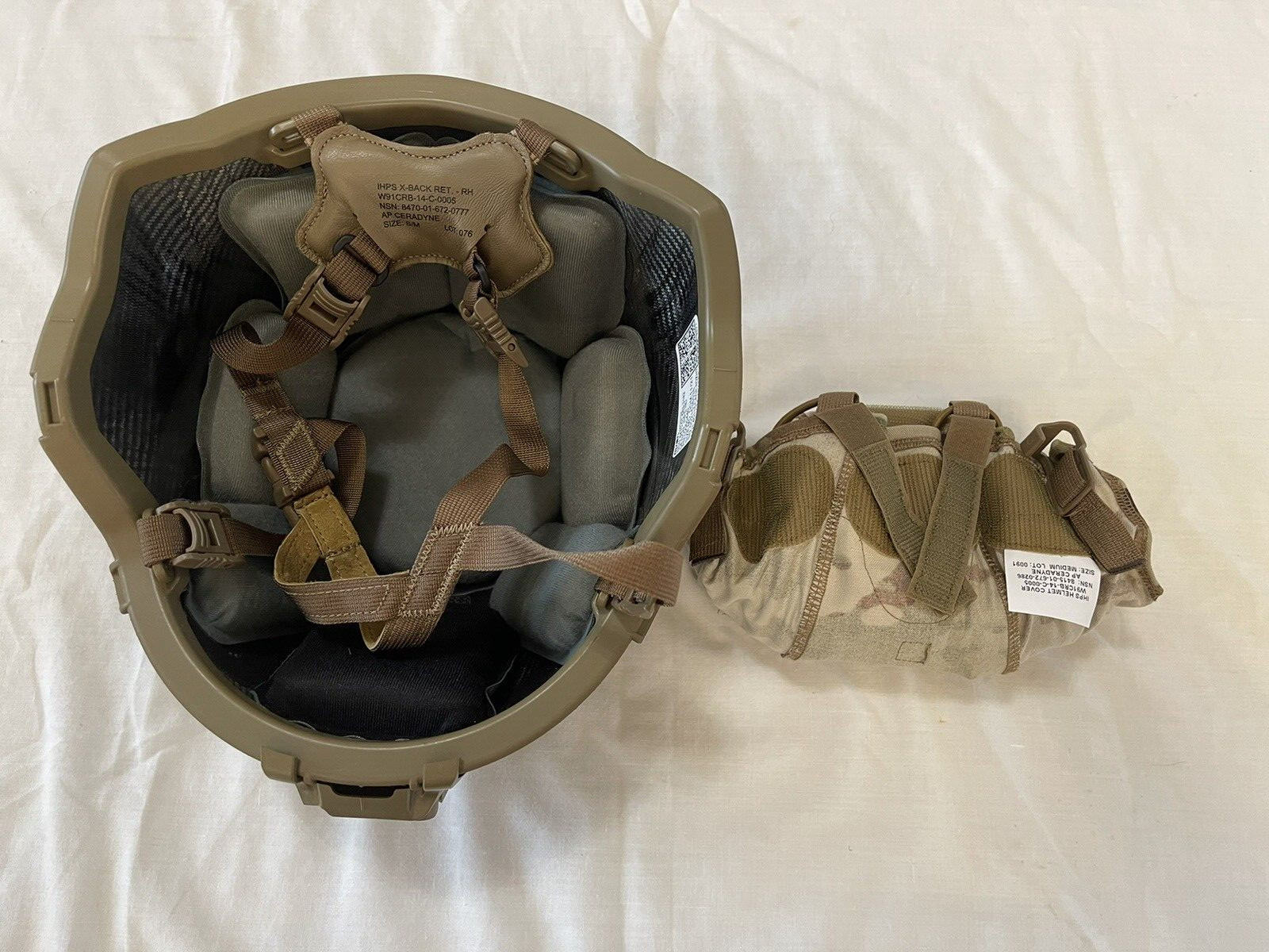 NEW CERADYNE IHPS Ballistic Protection Sys HelmetComplete AVON USMC Made IN USA.