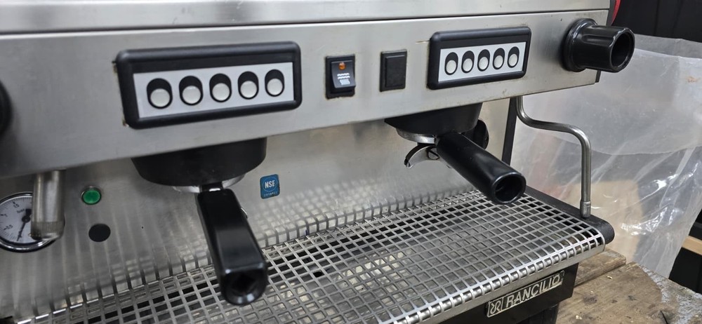 Rancilio 2 Group Espresso Coffee Machine Automatic Control Volumetric