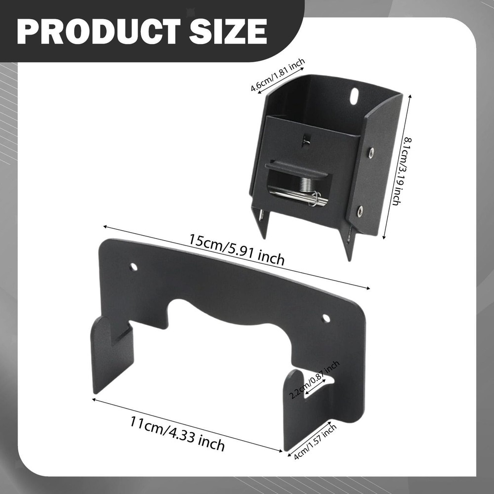 Wheelbarrow Storage Bracket Hanger Easy Installation Wall Mounted Trolleys