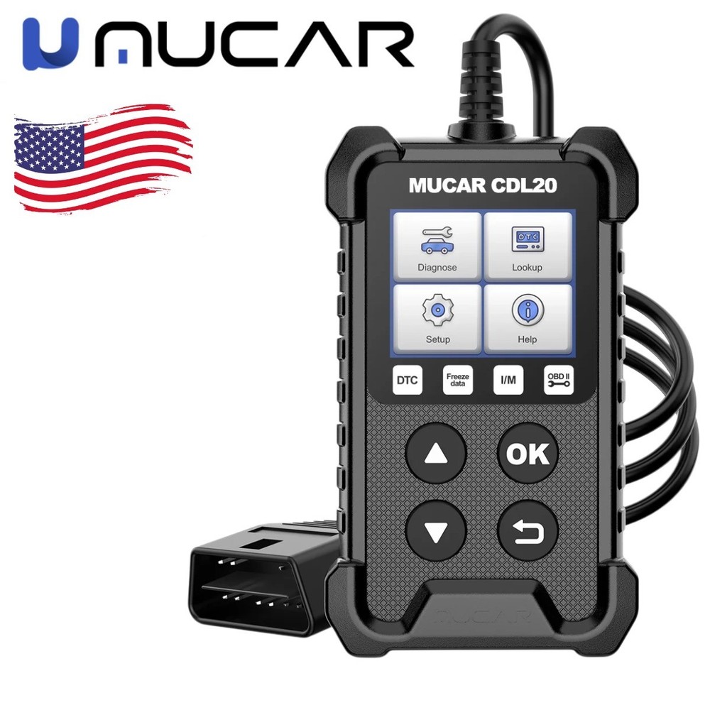 MUCAR CDL20 Car OBD2 Diagnostic Tool Auto Scanner Engine System USA 2025