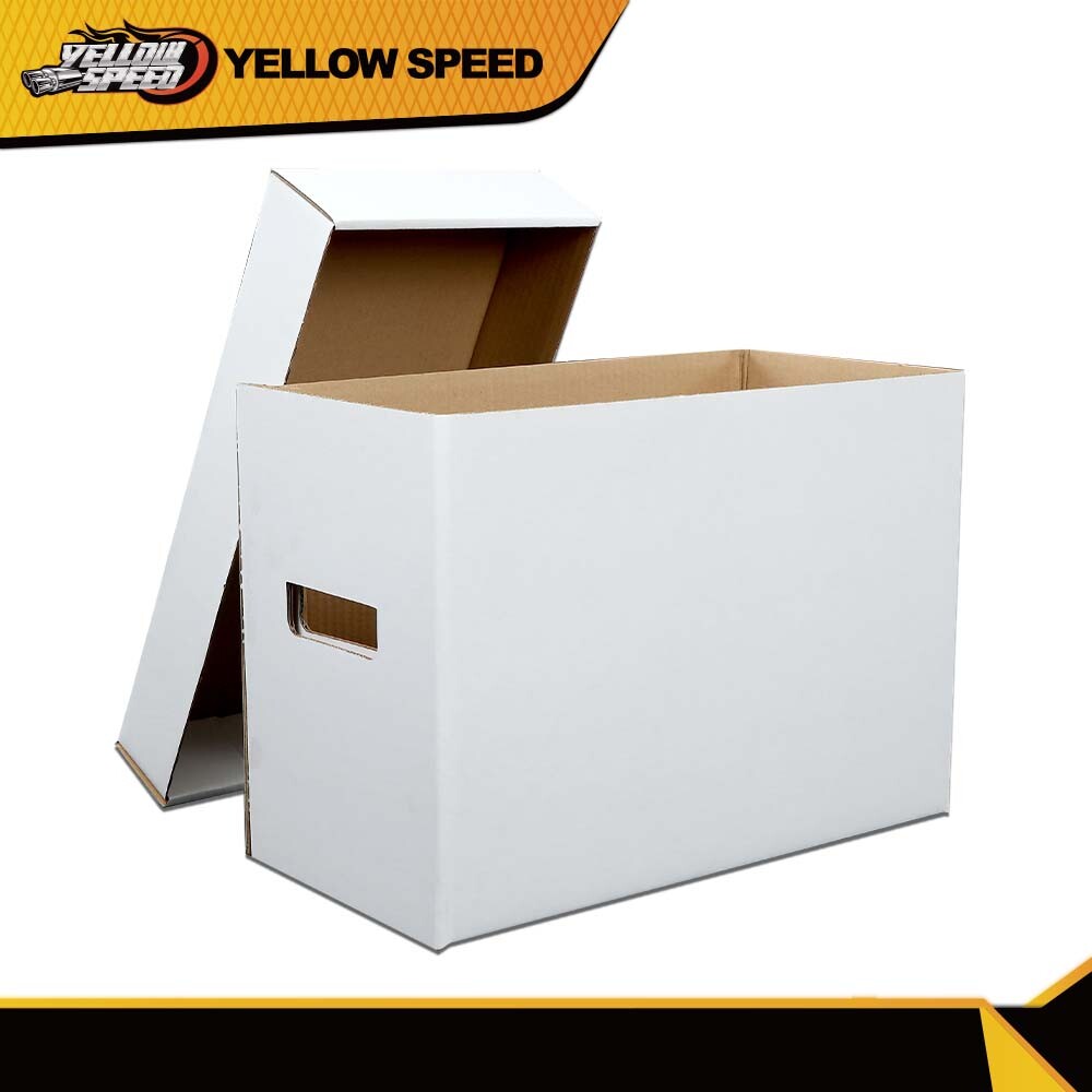 10Pcs Comic Books Storage Boxes Short Holds 150-175 Stackable Durable Archive