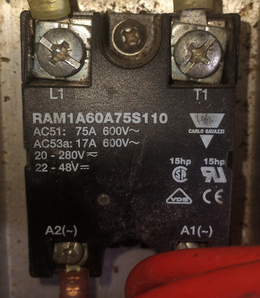 AccuTemp Dc Input Solid State Relay Part#RAM1A60A75S110