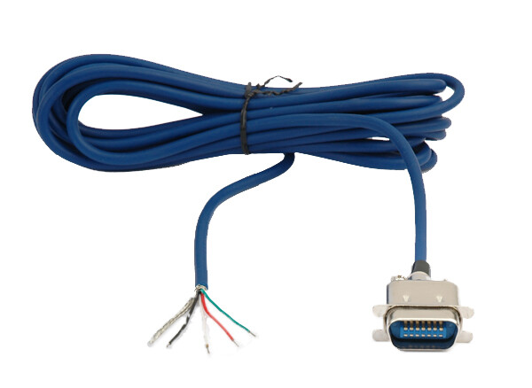 Transcell Technology - 14-Pin Load Cell Homerun Cable for Digital Indicator 15ft