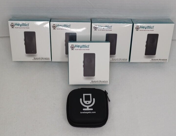 Hey Mic! Bluetooth Microphone: iPhone, Android, PC Mac Audio/Video Record - READ