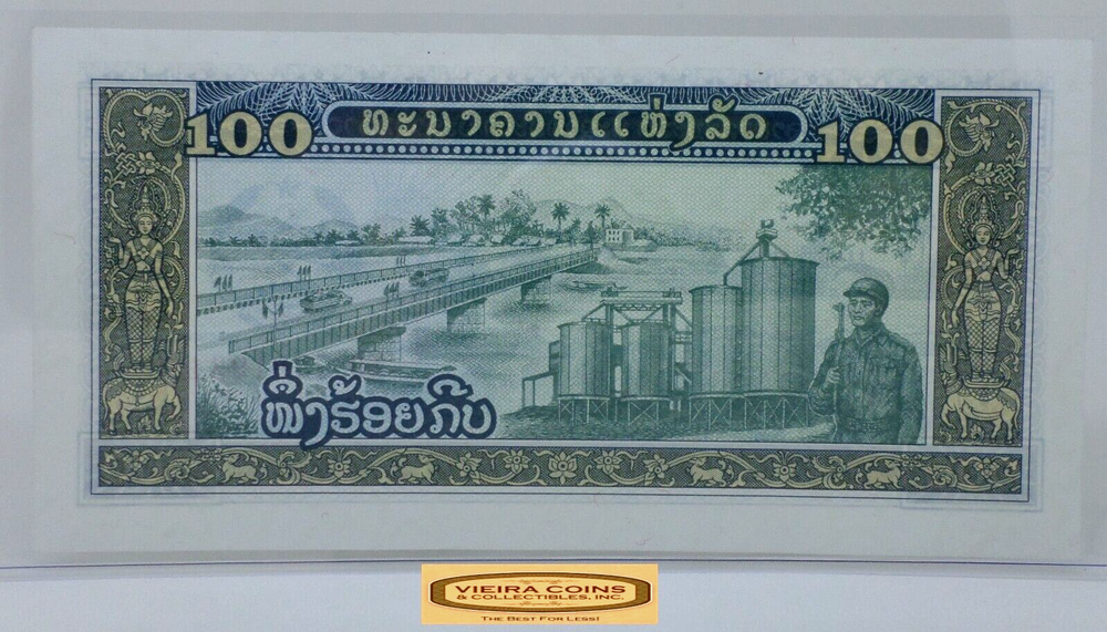 Laos 100 Kip - #P43371NQ