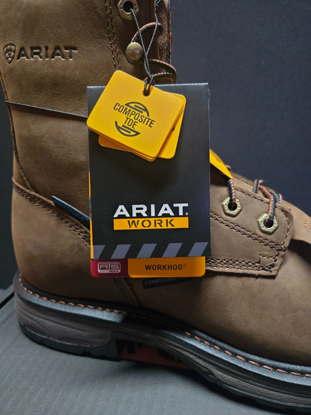 Ariat Workhog H2O Comp Toe Men's Work Boots Sizes 8.5-14