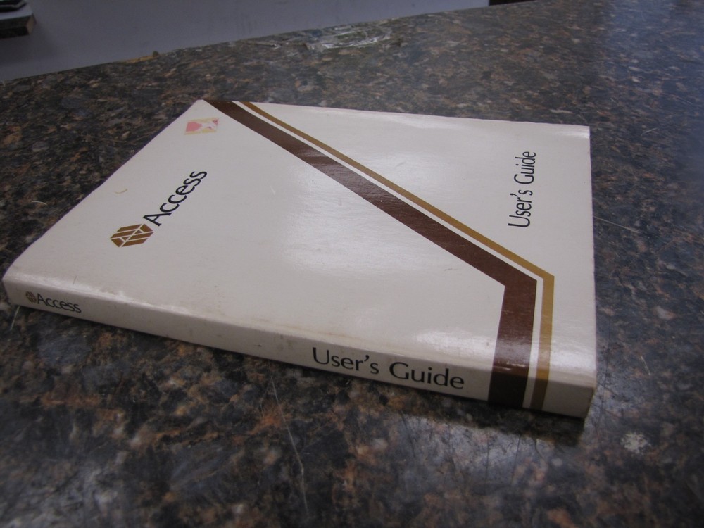 RARE HTF Original Access Computer System User's Guide 1st Edition 1983- HJ9