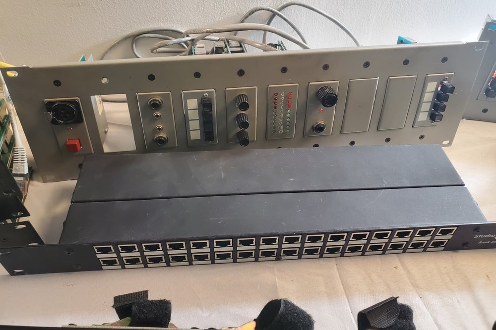 StudioHub Broadcast Audio System Lot Tested Rack Units Panels Modules CAT5