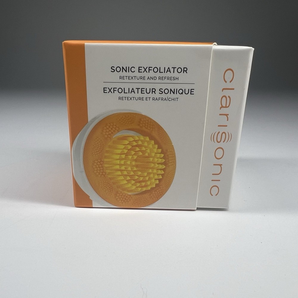 Clarisonic Sonic Exfoliator Retexture Refresh Replacement Brush Head Orange New