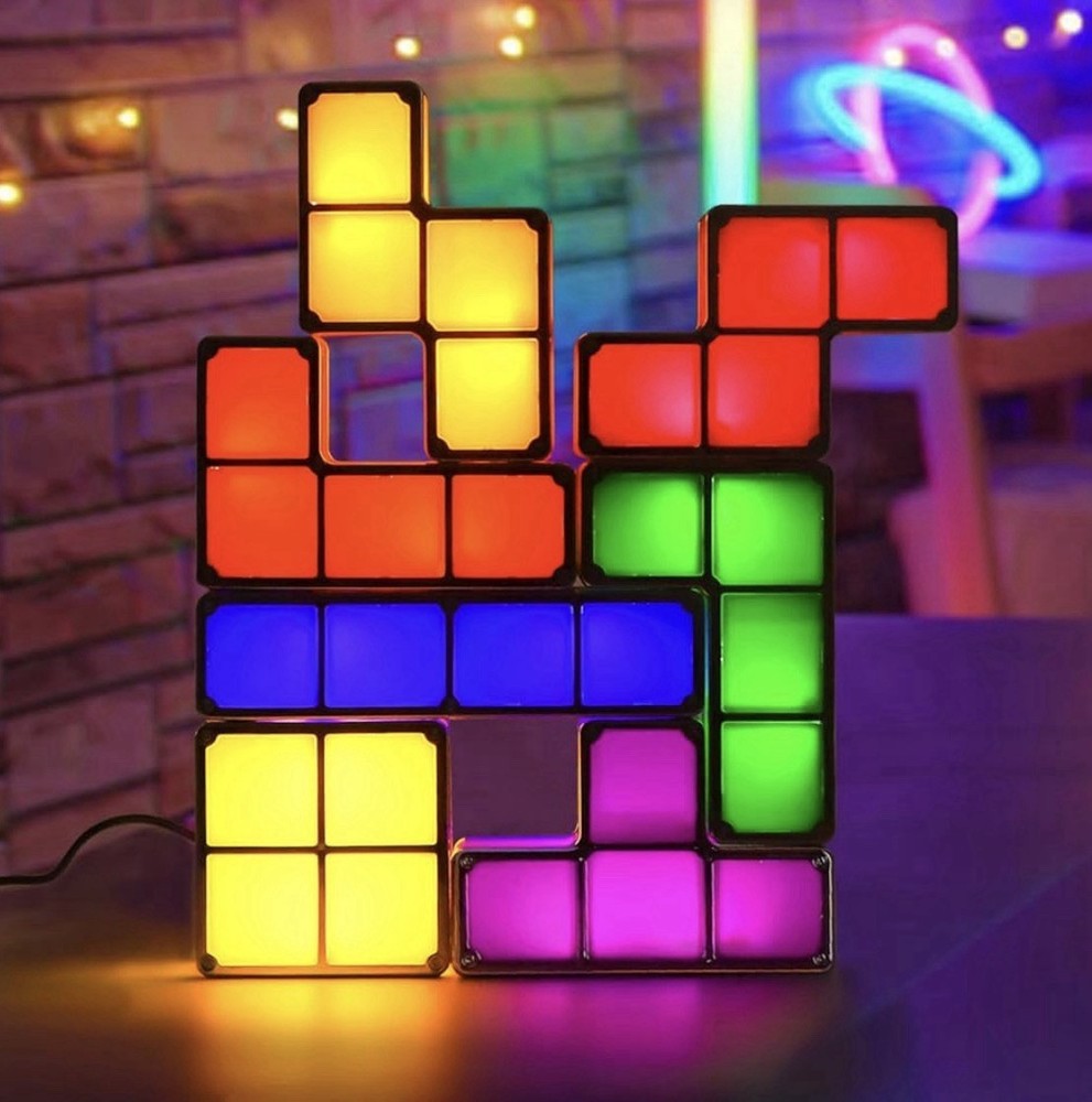 LED Magic Block Light Puzzle Game Stacking Blocks New Factory Sealed