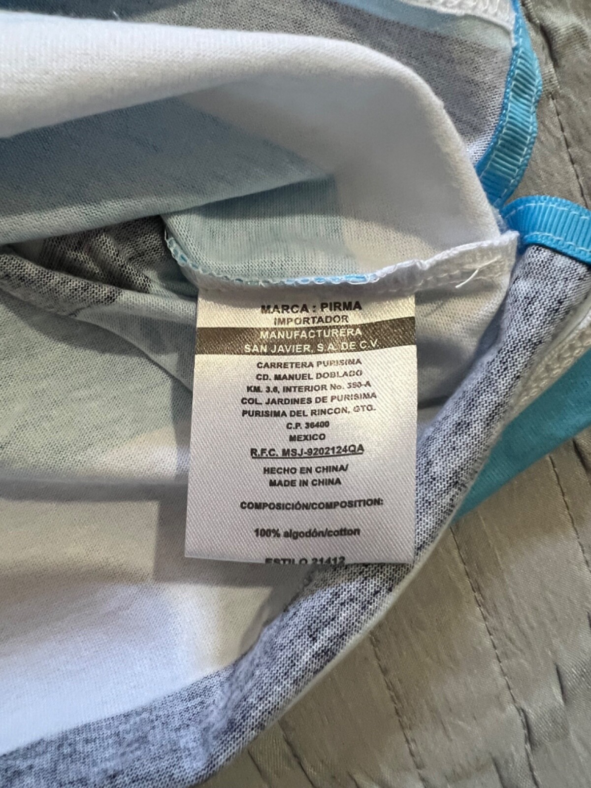 PIRMA PLAYERA CONMEMORATIVA CRUZ AZUL MEN’S EDICIÓN ILIMITADA MARIN