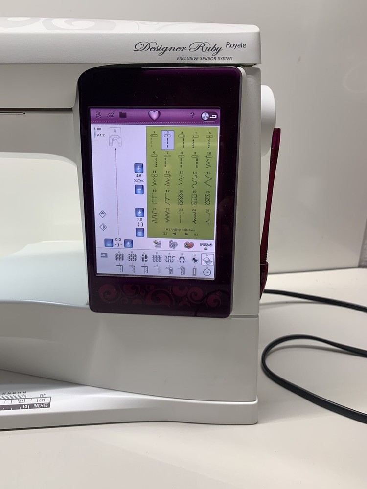 Husqvarna Viking Designer Ruby Royale Embroidery Machine