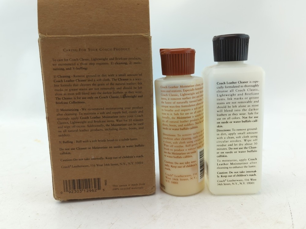 Coach Leather Cleaner And Moisturizer
