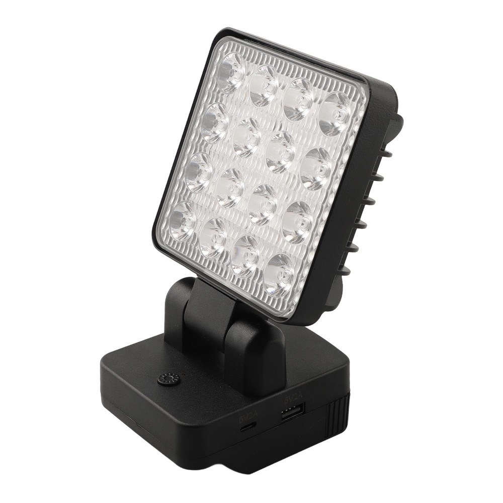 Easily Adjustable Cordless LED Work Light Compatible with For Metabo Batteries