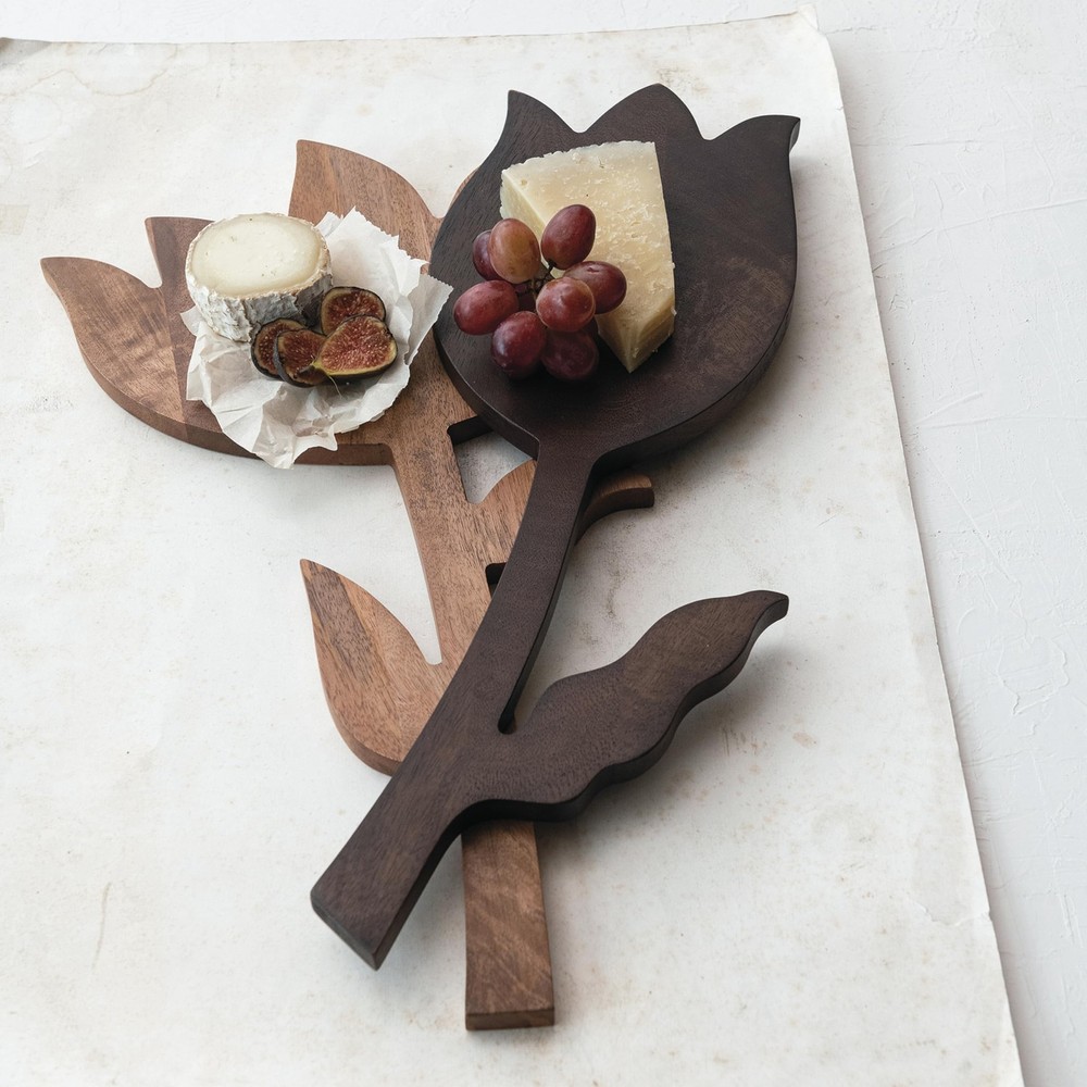 Bloom Mango Wood Serving Board, Natural